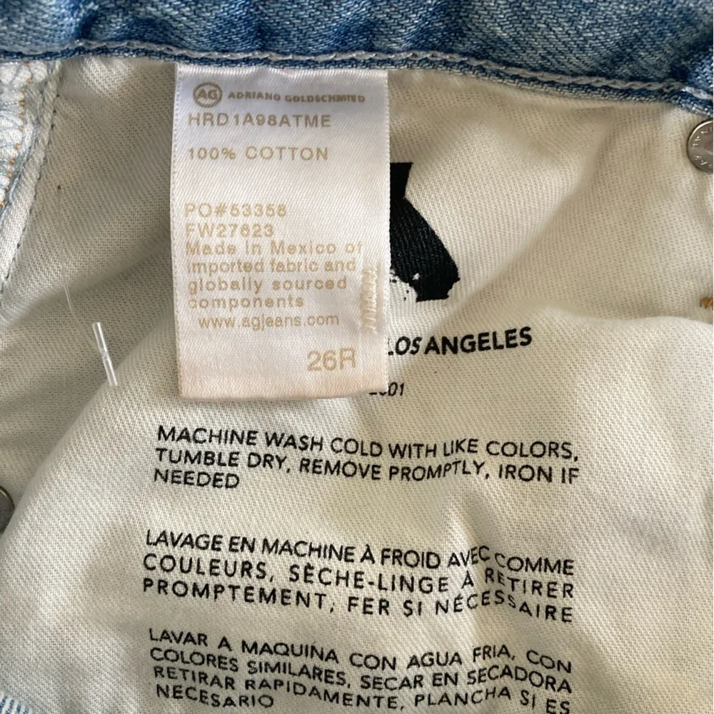 AG Knoxx High Rise Baggy Boyfriend Jeans NWT Denim Relaxed - Picture 10 of 12